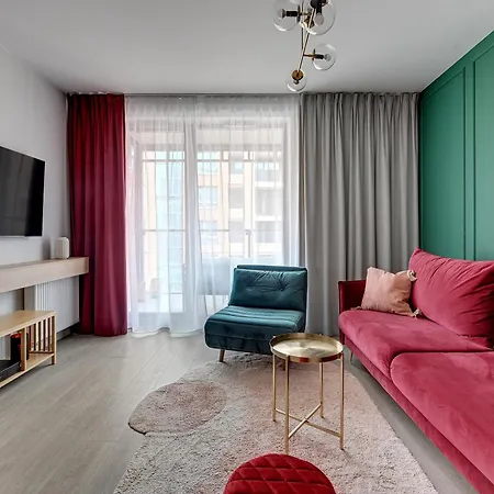 Scala 60d Center With Parking By Lion Apartment Gdansk